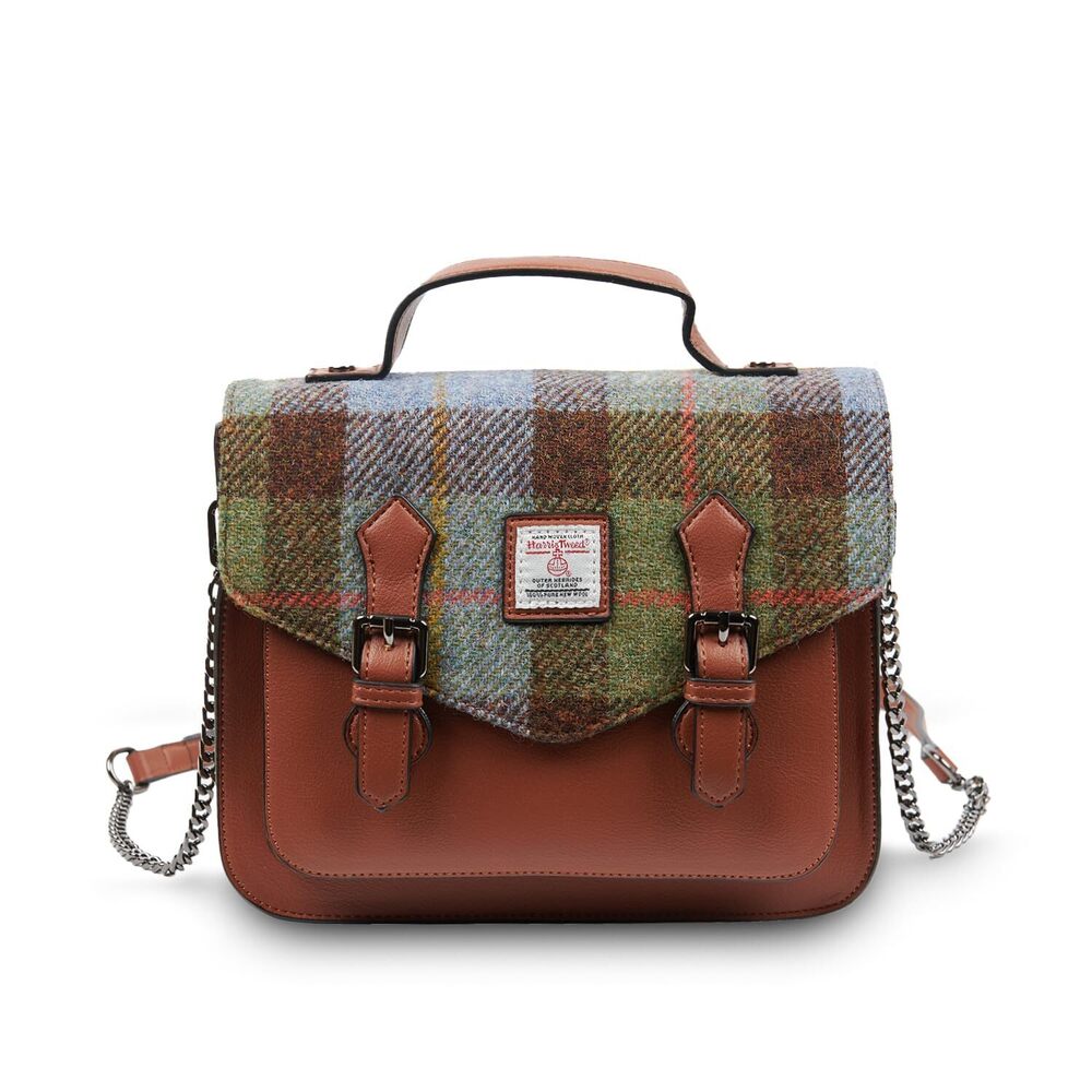 6392 The Calton Satchel - Satchel With HARRIS TWEED